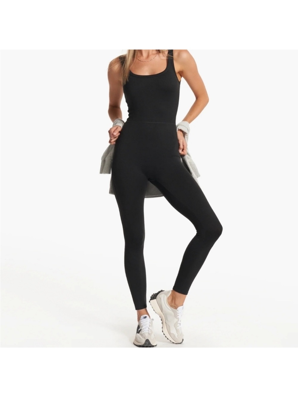 Vuori Halo Essential Black Jumpsuit Small - Picture 5 of 9
